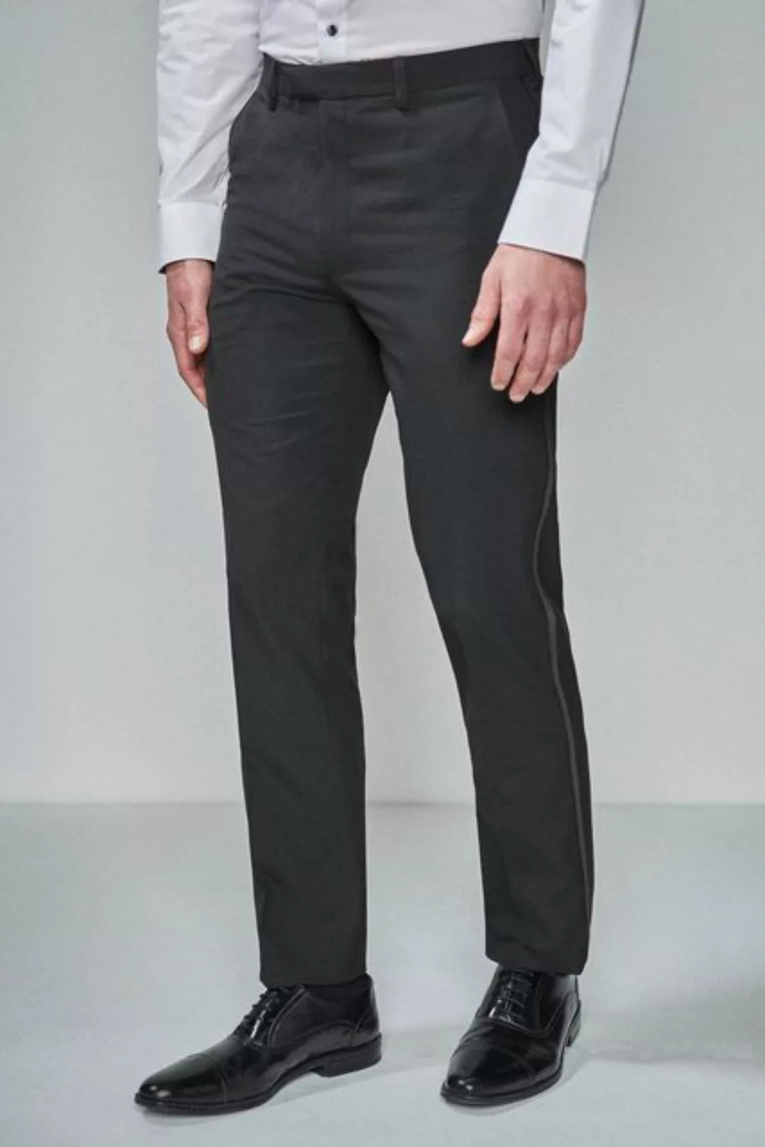 Next Anzughose Tuxedo Trousers With Contrast Tape Detail (1-tlg) günstig online kaufen