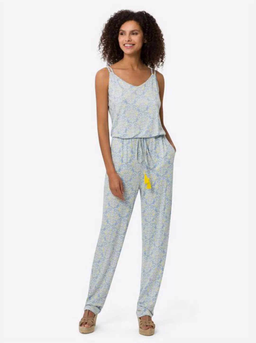 heine Jumpsuit Jumpsuit Innenbeinlänge ca. 77 cm günstig online kaufen