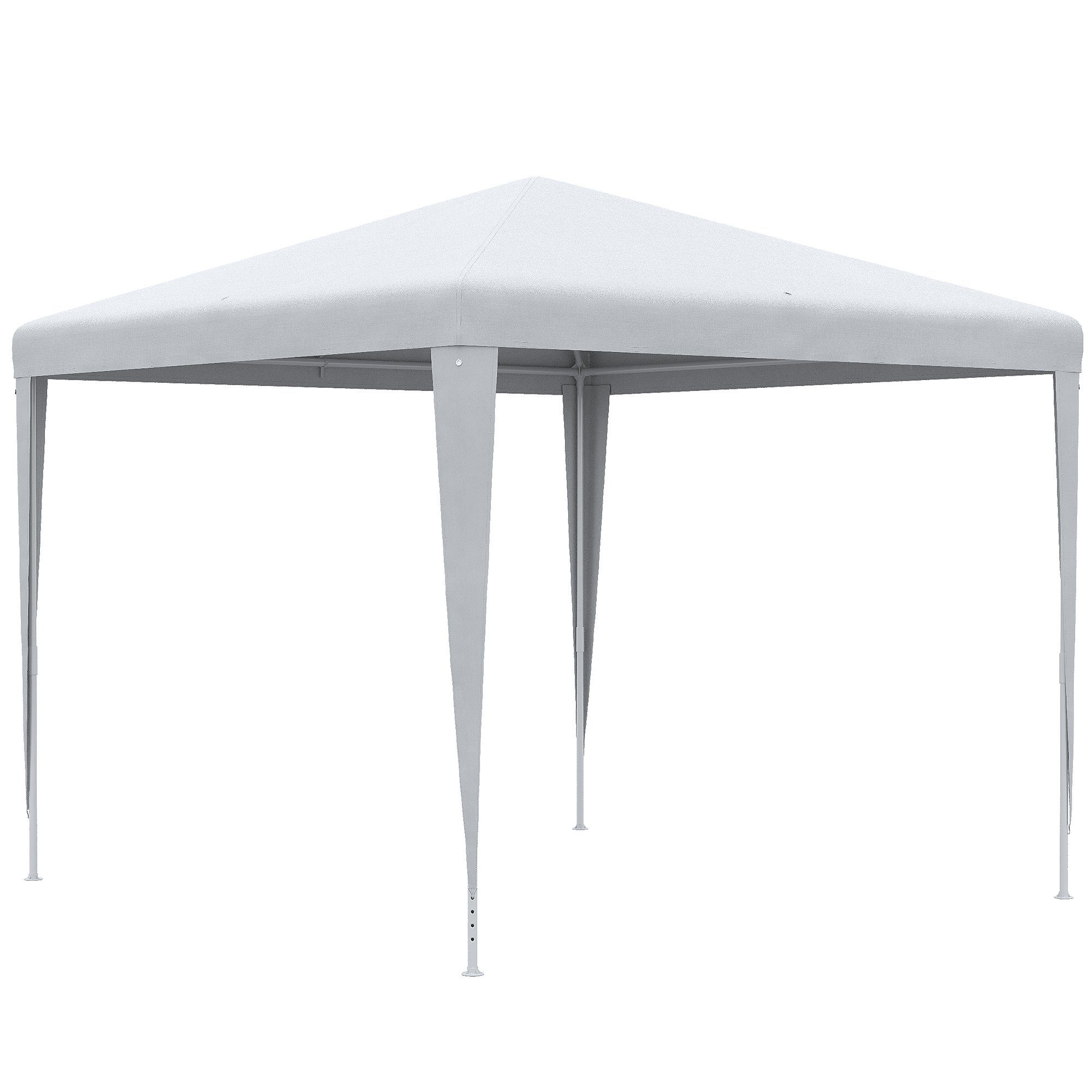Outsunny Pavillon 2,7x2,7m, Rechteckig, mit 0 günstig online kaufen