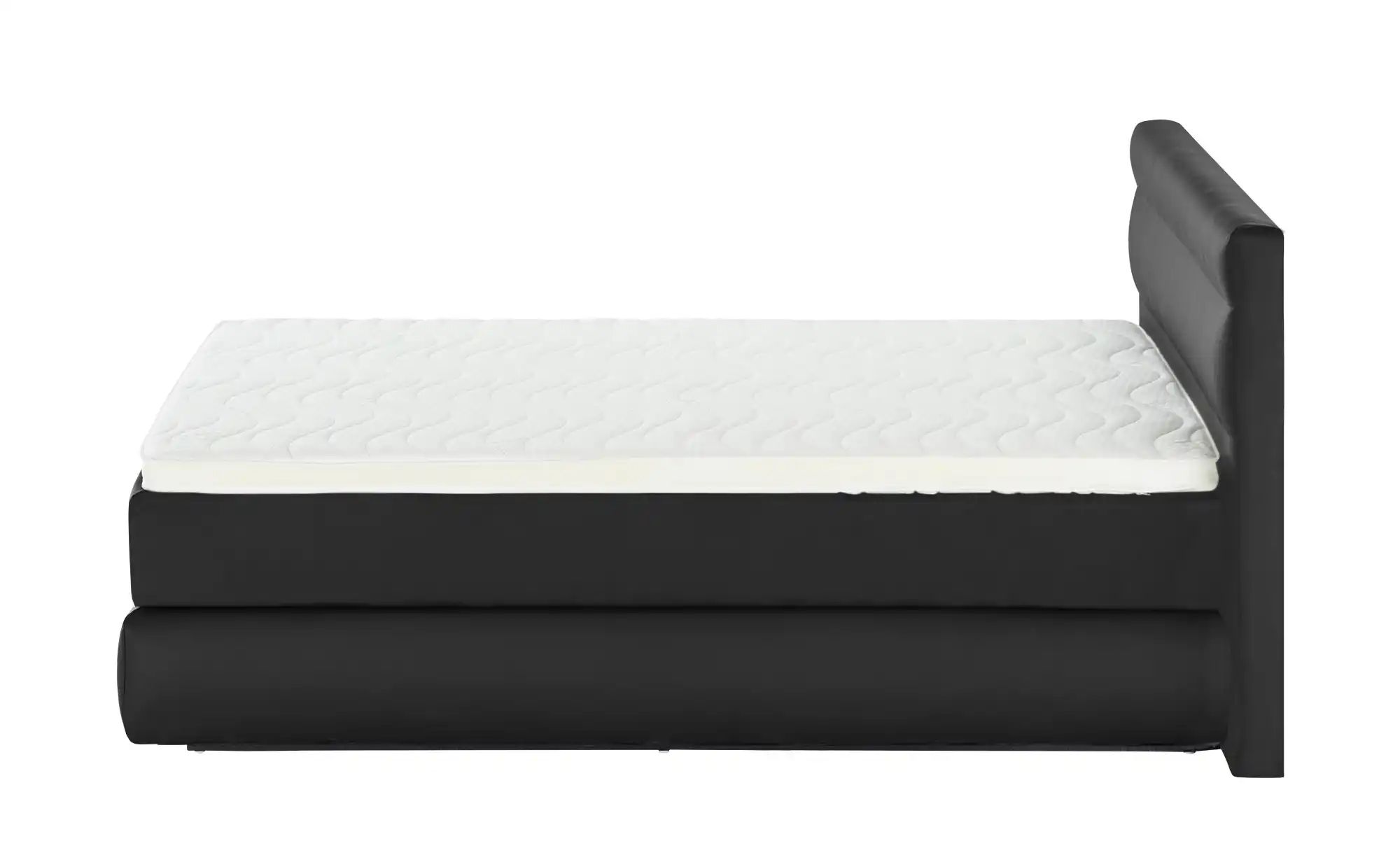 Wohnwert Boxspringbett  Dormian Bolge Low ¦ schwarz ¦ Maße (cm): B: 160 H: günstig online kaufen