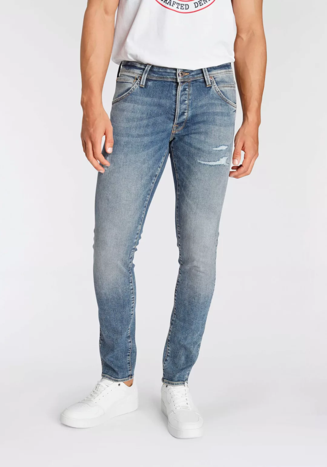 Jack & Jones Slim-fit-Jeans JJIGLENN JJFOX AGI 304 50SPS NOOS günstig online kaufen