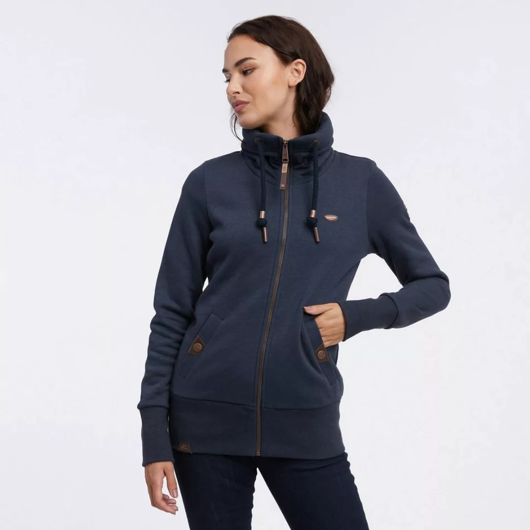 Ragwear Sweatjacke RYLIE ZIP CORE Stehkragen mit Kordelzug und seitliche Ei günstig online kaufen