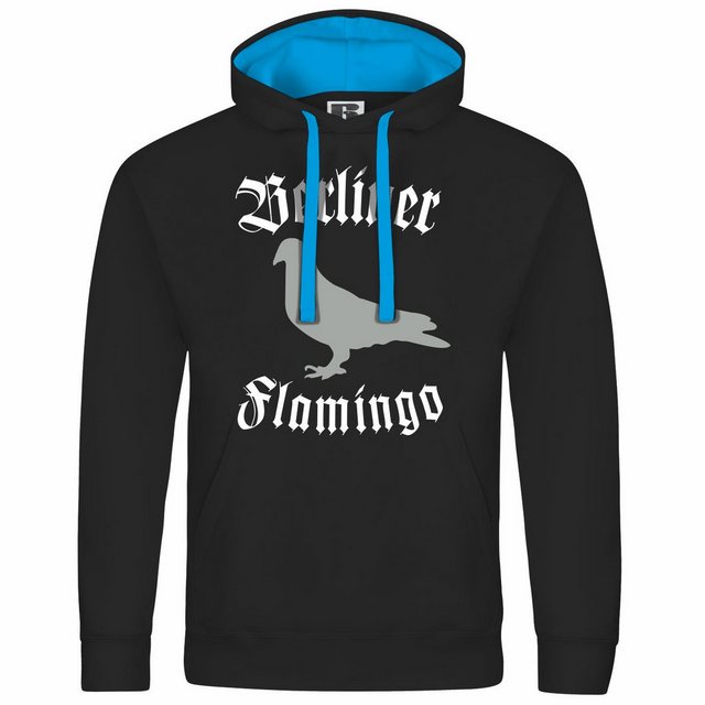 deinshirt Kapuzenpullover Herren Kapuzenpullover Berliner Flamingo Mit Prin günstig online kaufen