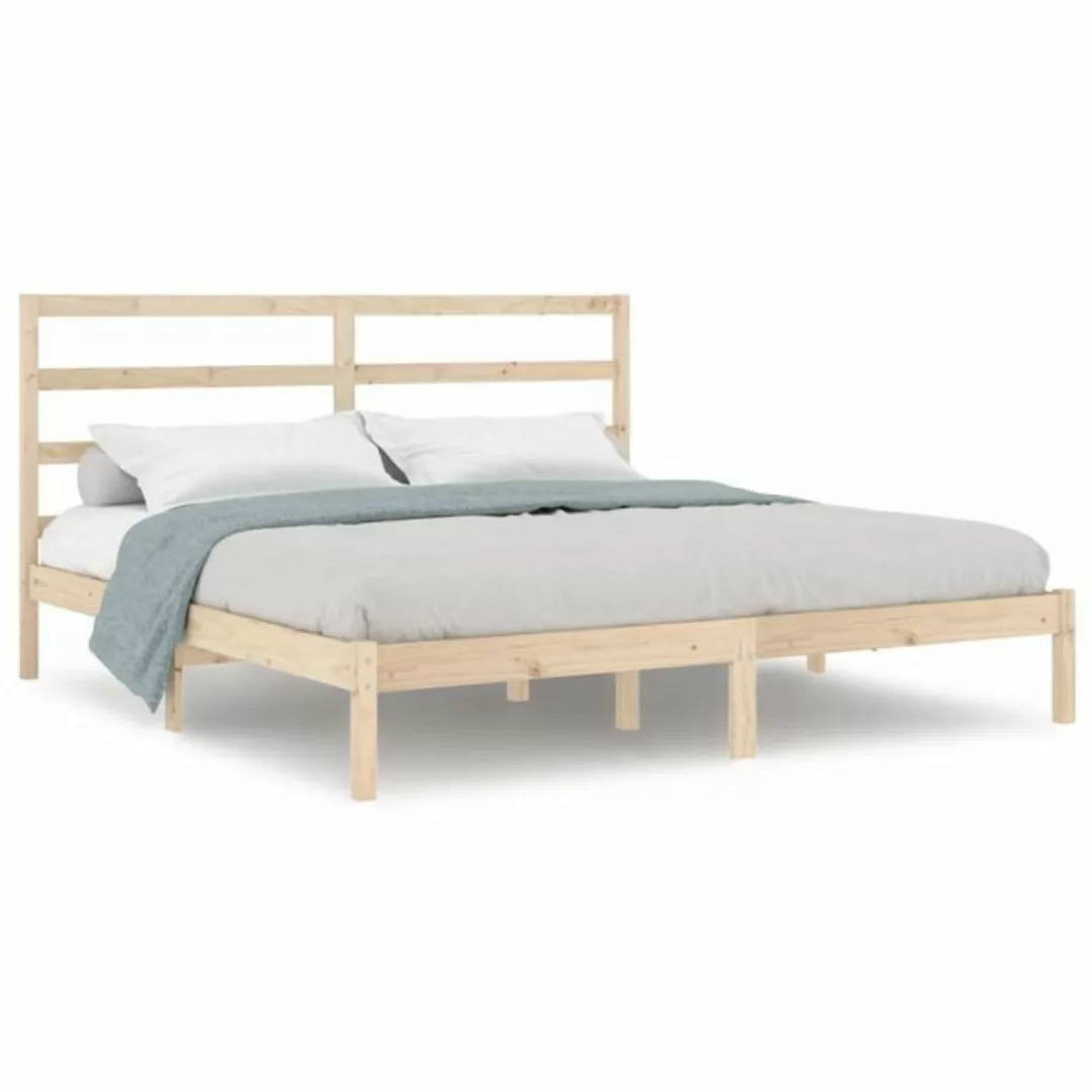 furnicato Bett Massivholzbett Kiefer 200x200 cm günstig online kaufen