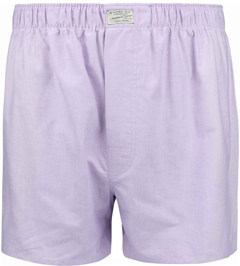 Steppin' Out Boxershort Oxford Lila - Größe XXL günstig online kaufen