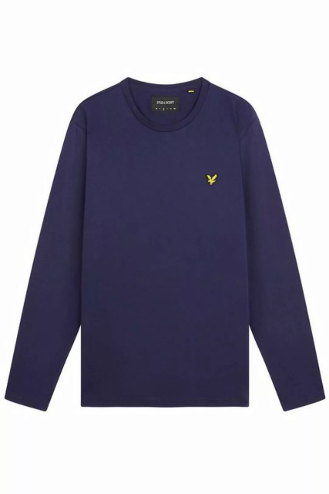 Lyle & Scott Langarmshirt 100% Baumwolle Gerader Schnitt günstig online kaufen