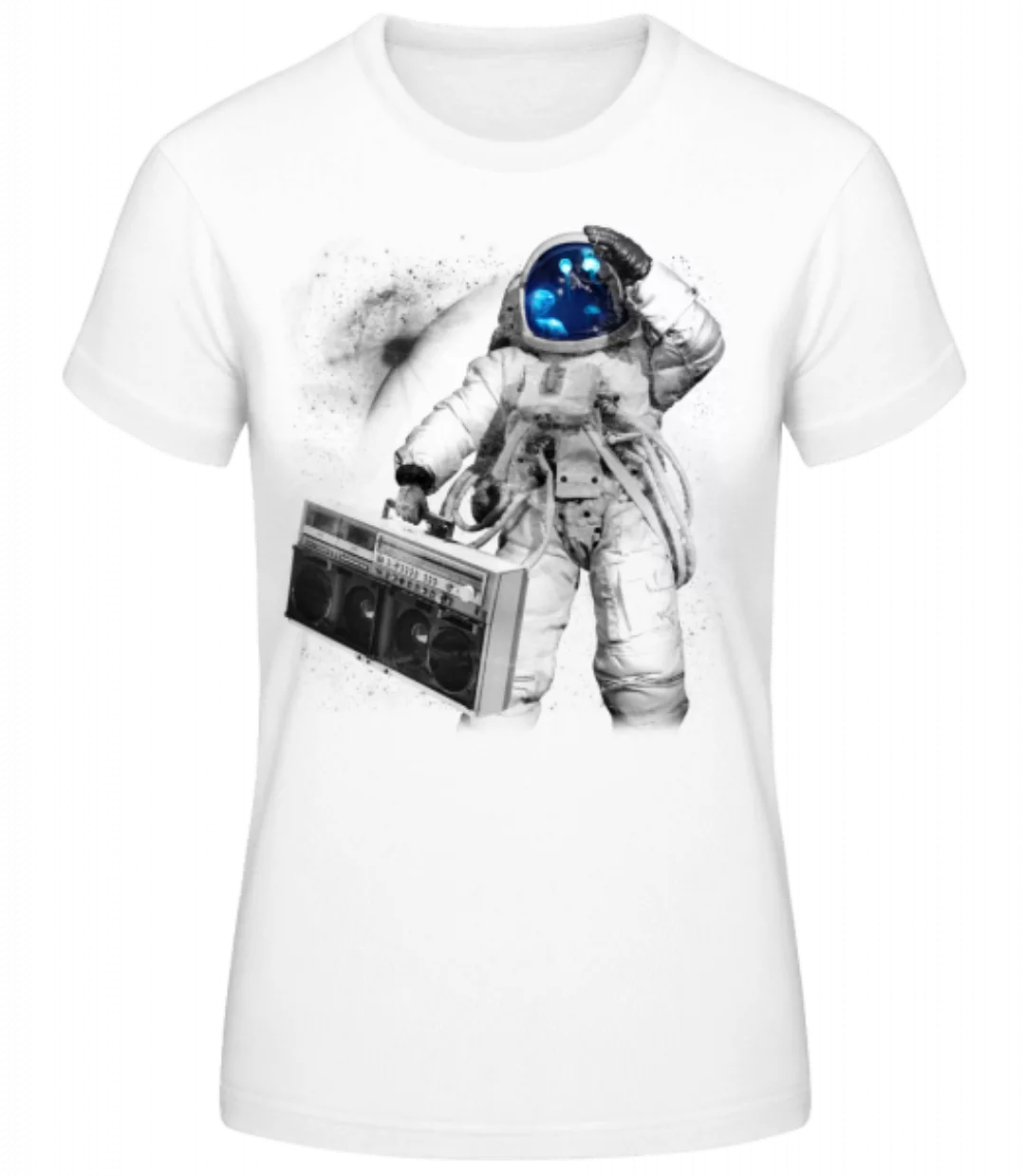 Ghettoblaster Astronaut · Frauen Basic T-Shirt günstig online kaufen