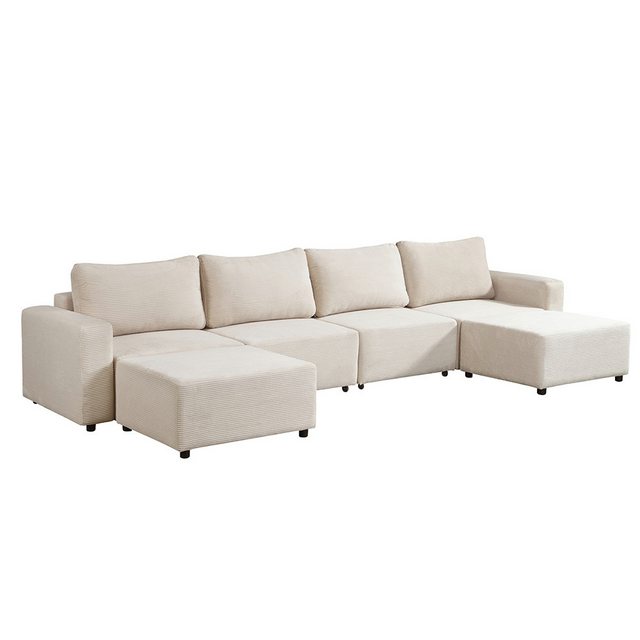 HOME DELUXE Schlafsofa Modulares Schlafsofa VINA, Cordsofa, Sofa mit Schlaf günstig online kaufen