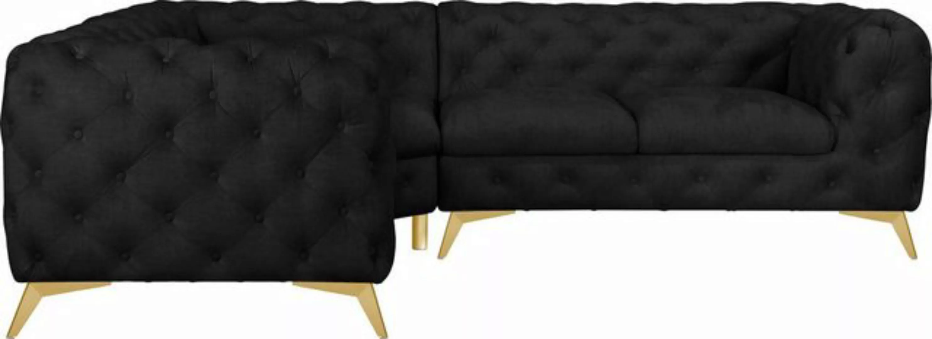 Leonique Chesterfield-Sofa "Glynis L-Form", aufwändige Knopfheftung, modern günstig online kaufen