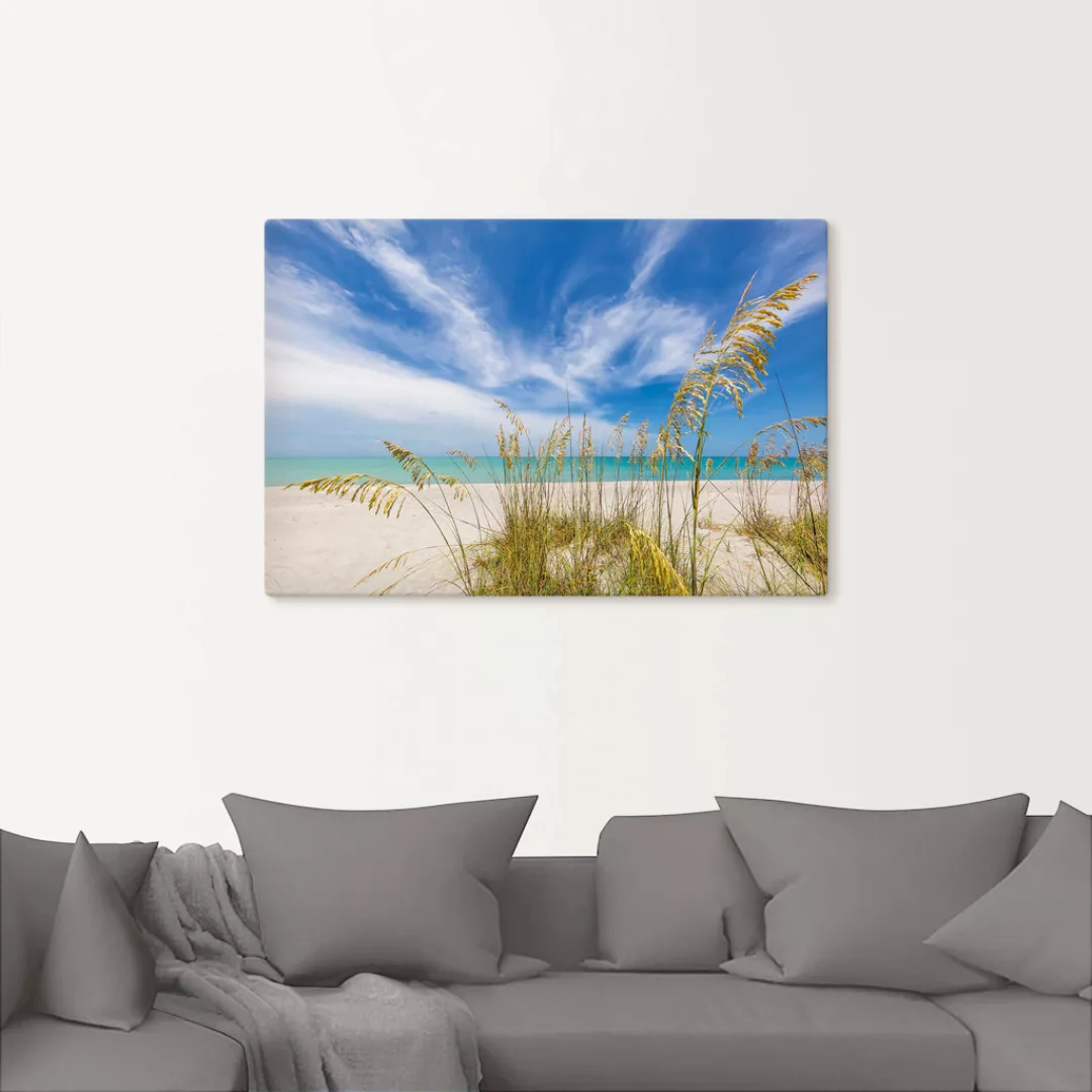 Artland Wandbild "Himmlische Stille am Strand", Strandbilder, (1 St.), als günstig online kaufen