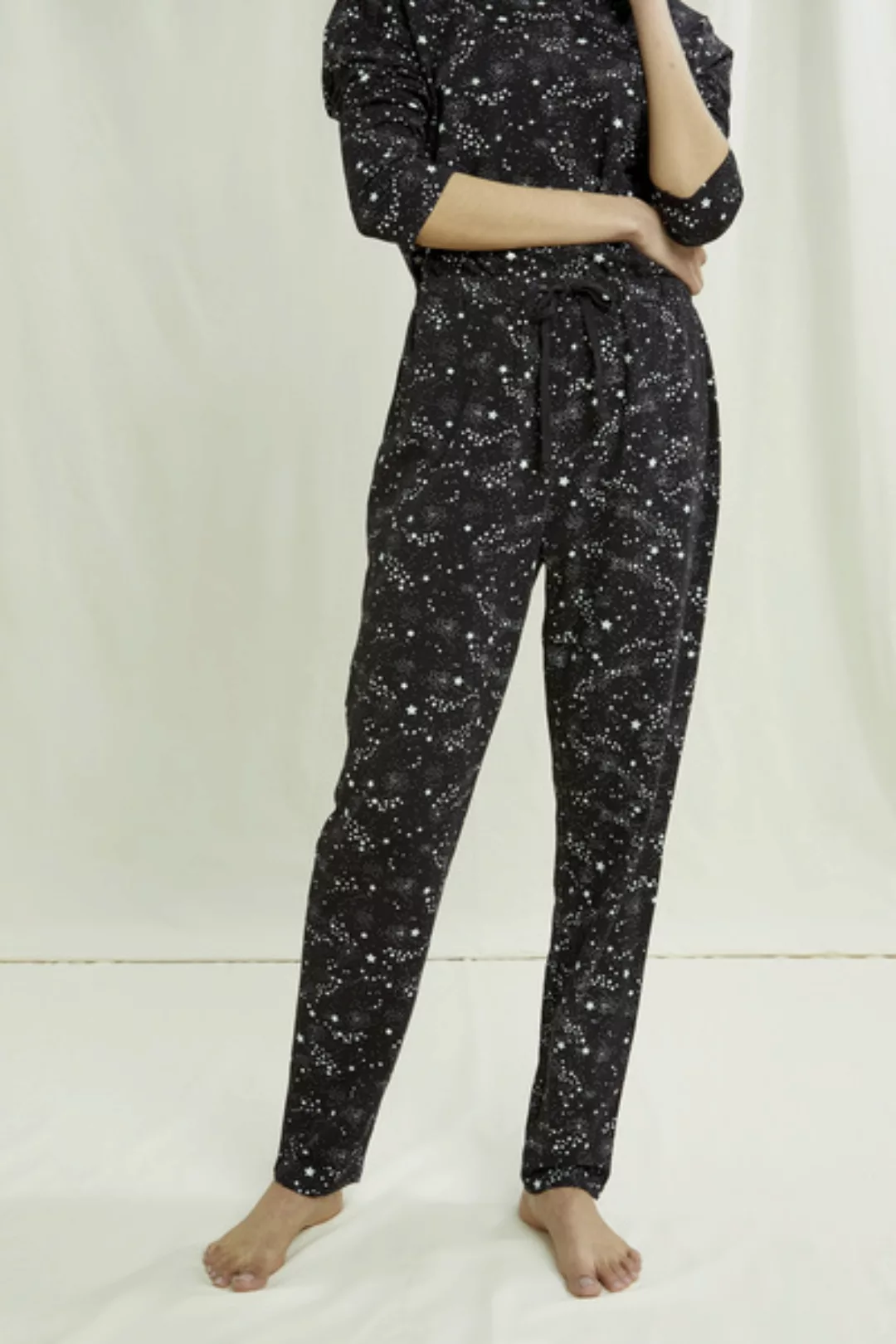 Pyjamahose - Stars Pyjama Trousers - Aus Biobaumwolle günstig online kaufen