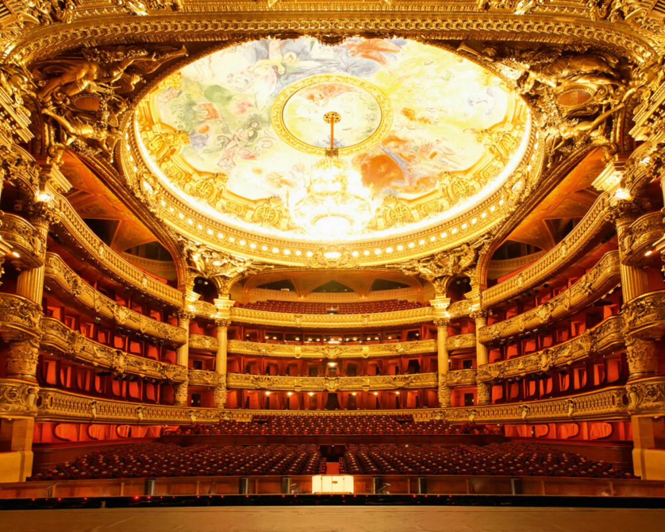 Fototapete "Pariser Oper" 4,00x2,50 m / Glattvlies Perlmutt günstig online kaufen