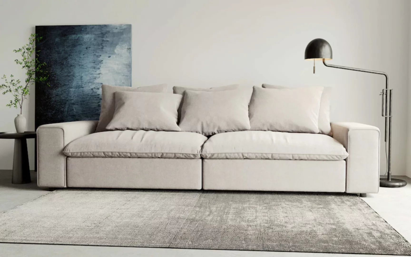 andas Big-Sofa "Venslev", Lounge-Sofa, mit extra tiefer Sitzfläche und lose günstig online kaufen