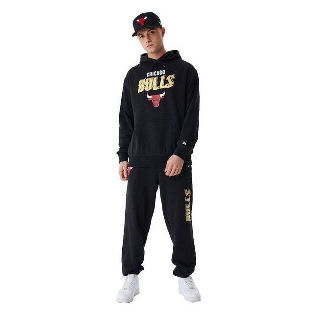 New Era Kapuzenpullover Oversized METALLIC Chicago Bulls günstig online kaufen