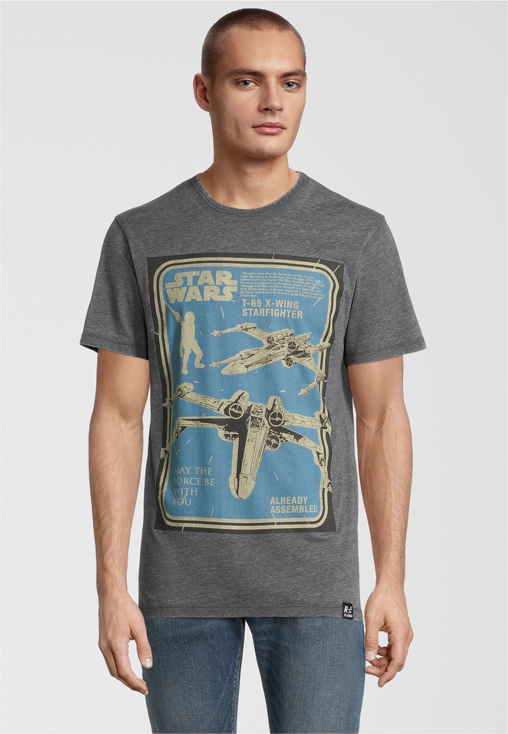 Recovered T-Shirt "Star Wars X-Wing Assembled", im zeitlosen Design günstig online kaufen