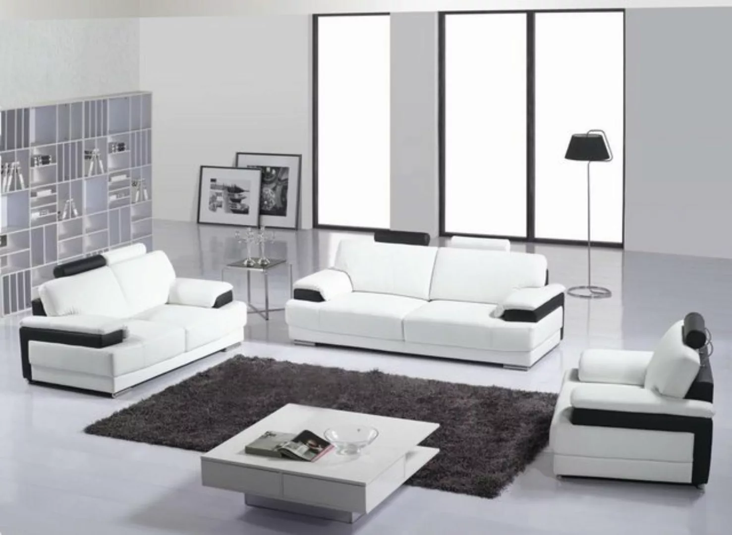 Xlmoebel Sofa Neues Design-Sofa-Set mit 3-Sitzer und 2-Sitzer Couch, komple günstig online kaufen