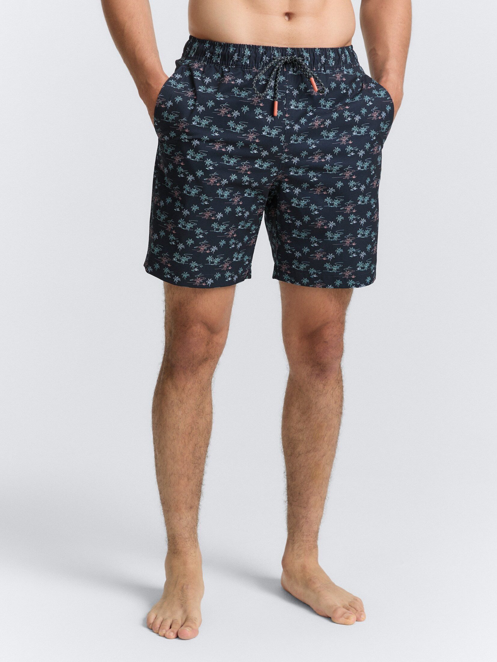 TOM TAILOR Badehose Badeshorts mit Print günstig online kaufen