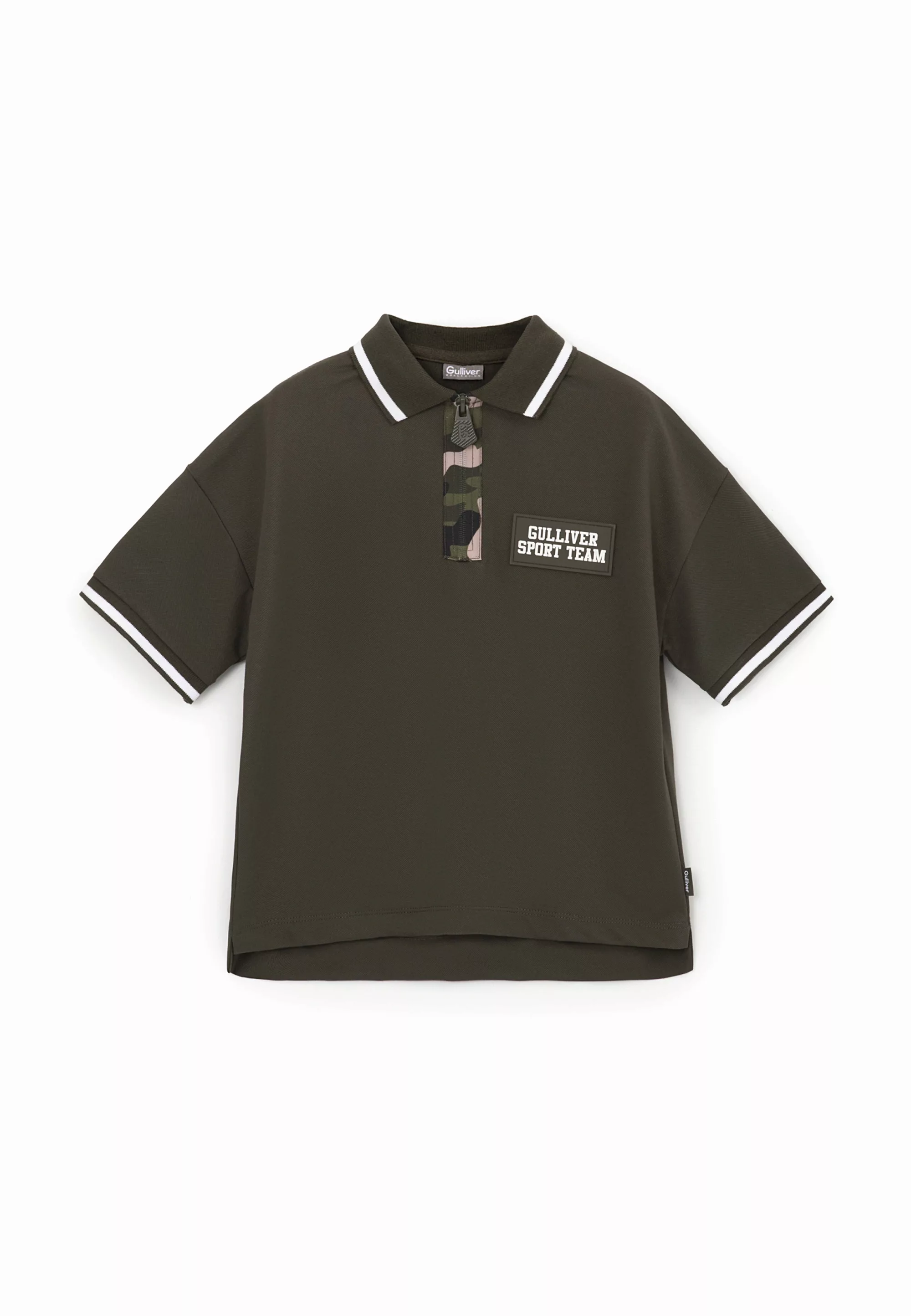 Gulliver Poloshirt, mit stylischen Kontrastprints günstig online kaufen