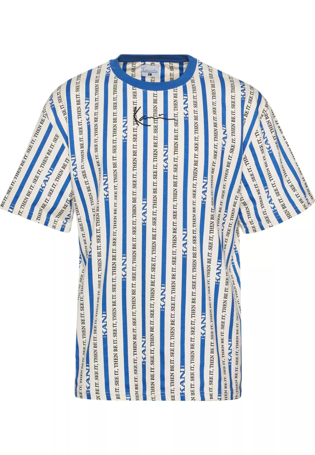 Karl Kani T-Shirt "Karl Kani Herren KM232-034-1 KK Small Signature Logo Str günstig online kaufen