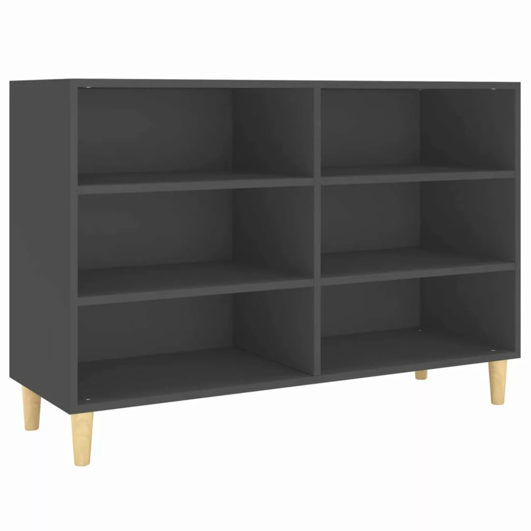 Sideboard Grau 103,5x35x70 Cm Spanplatte günstig online kaufen