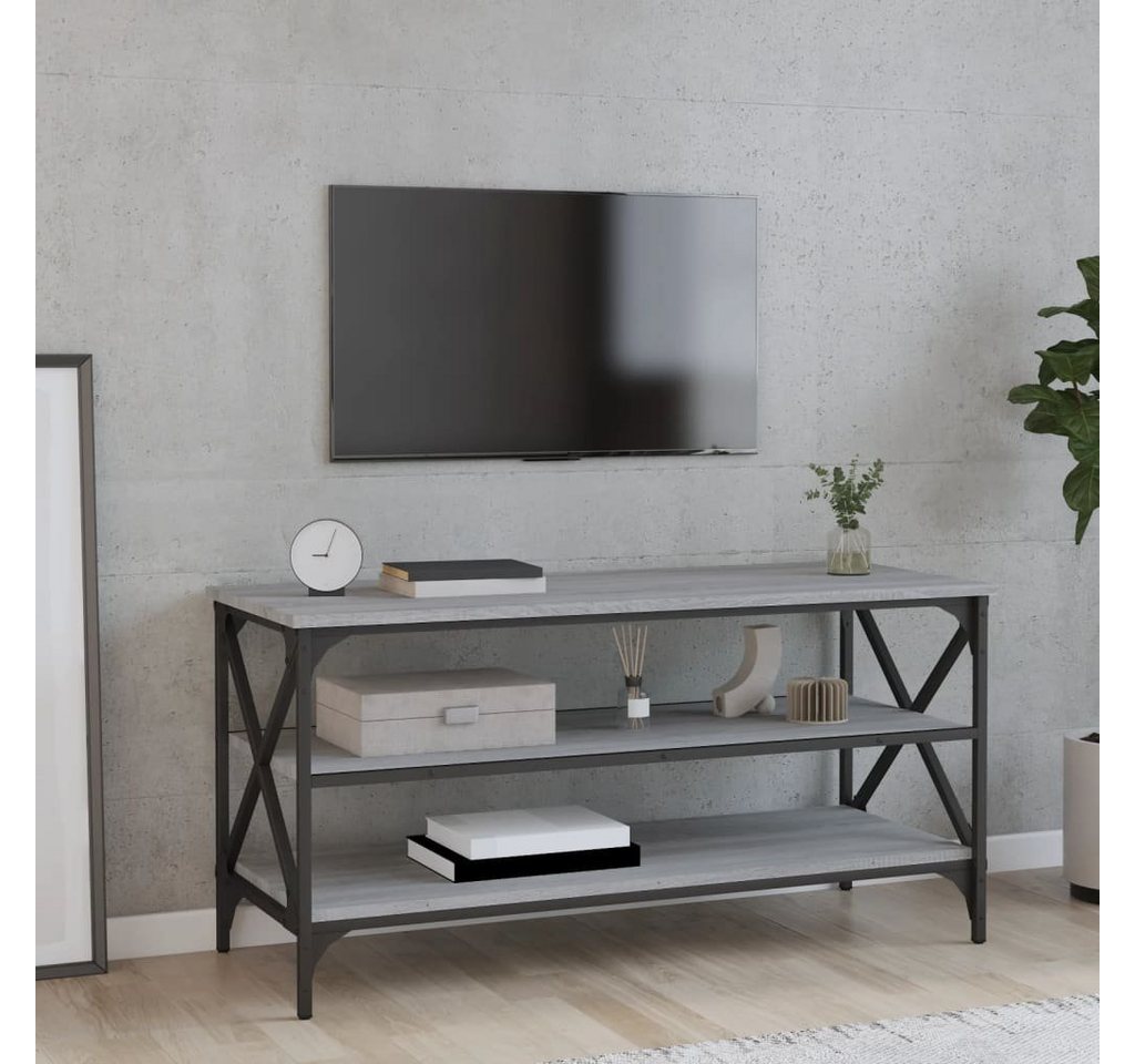 furnicato TV-Schrank Grau Sonoma 100x40x50 cm Holzwerkstoff günstig online kaufen