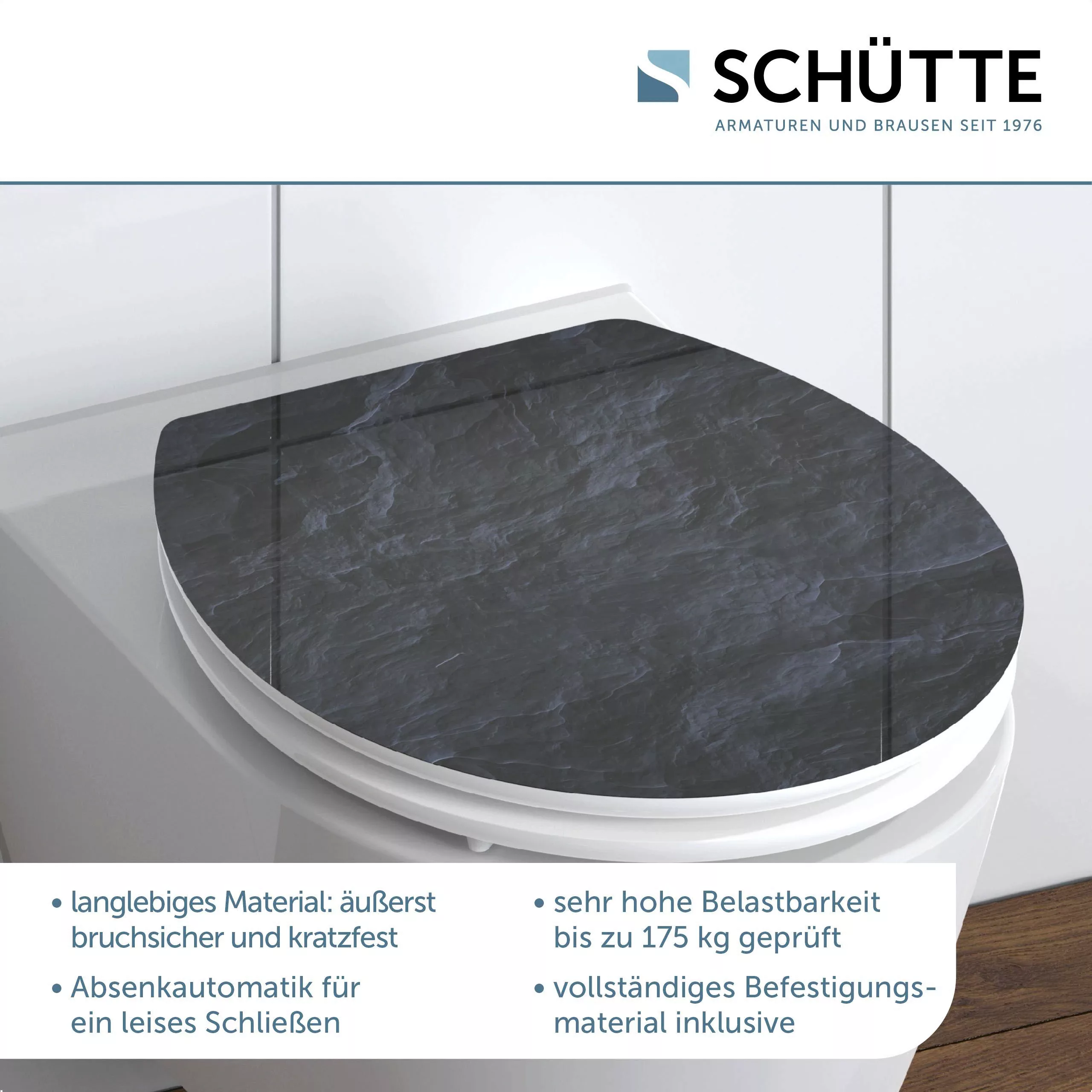 Schütte WC-Sitz Poolside Holzkern mit Absenkautomatik günstig online kaufen