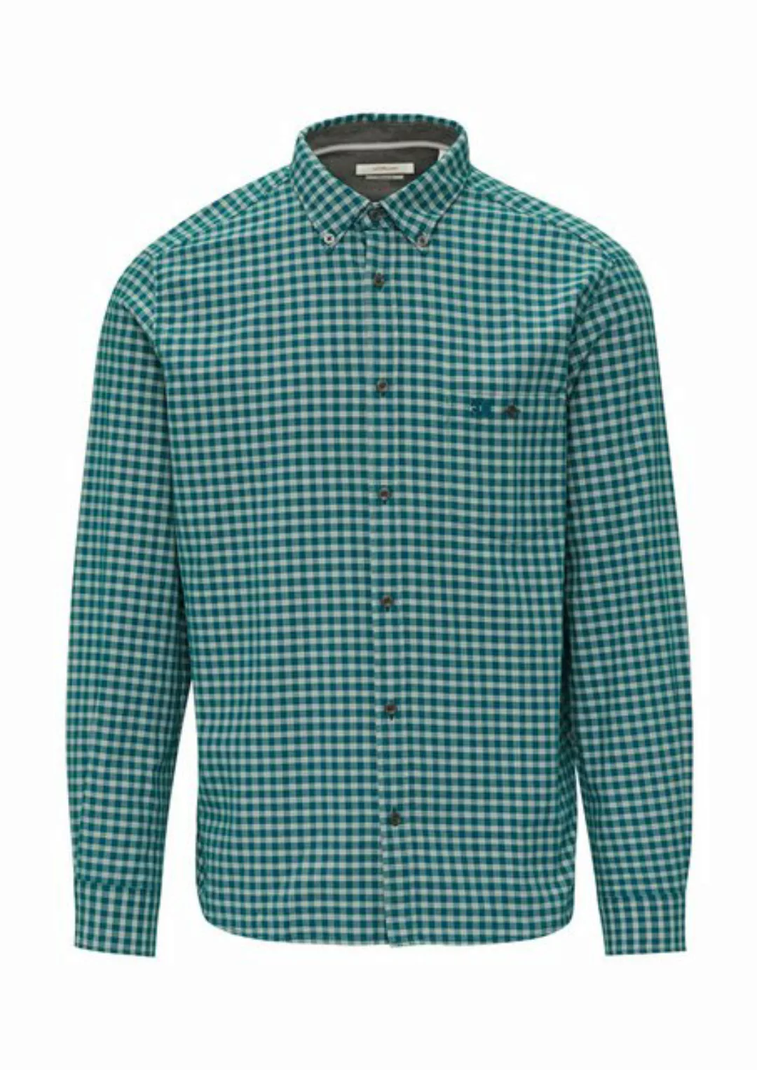 s.Oliver Langarmhemd Regular Fit: Kariertes Hemd mit Button-Down-Kragen Art günstig online kaufen