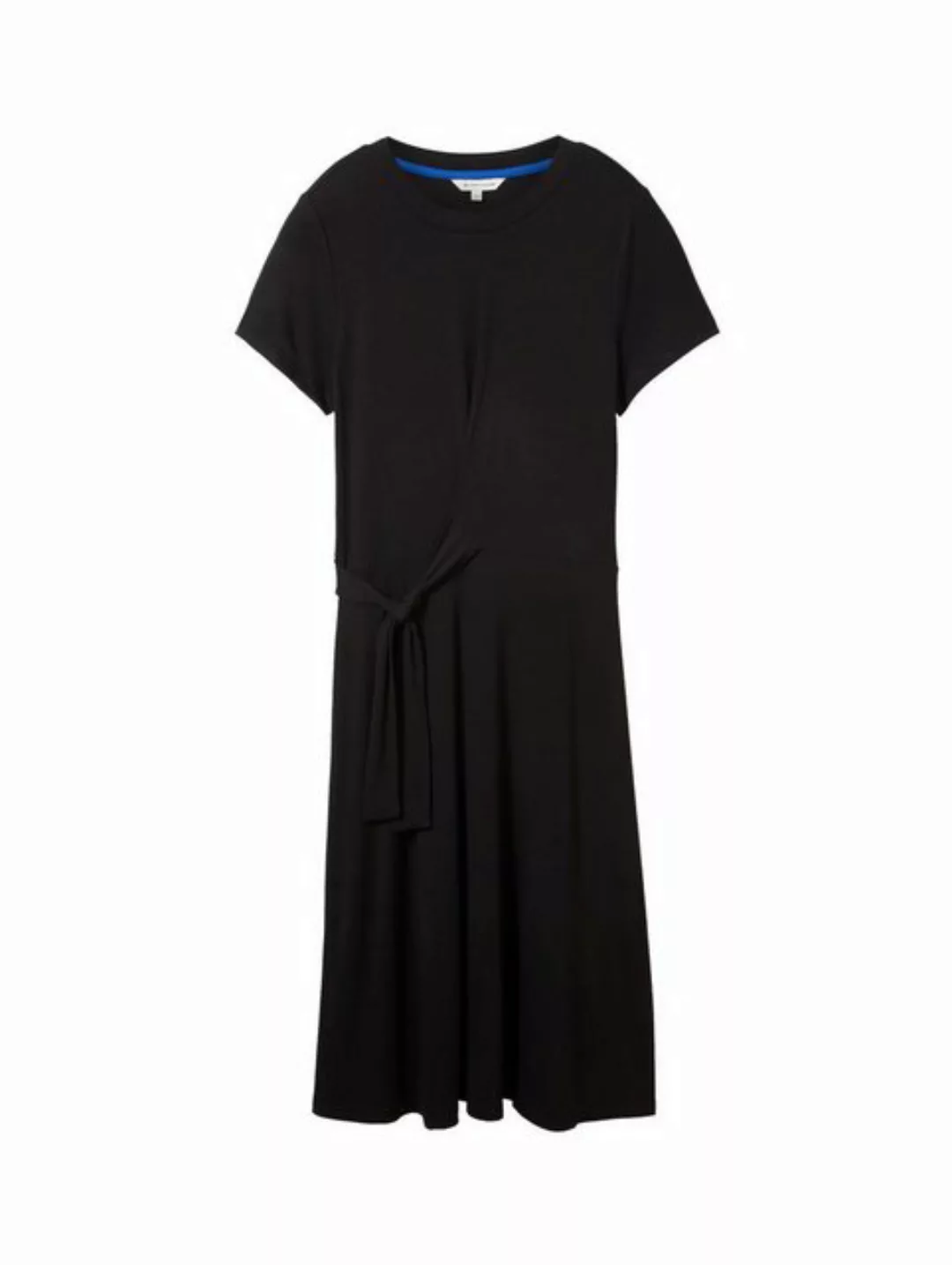 TOM TAILOR Sommerkleid knotted jersey dress solid günstig online kaufen