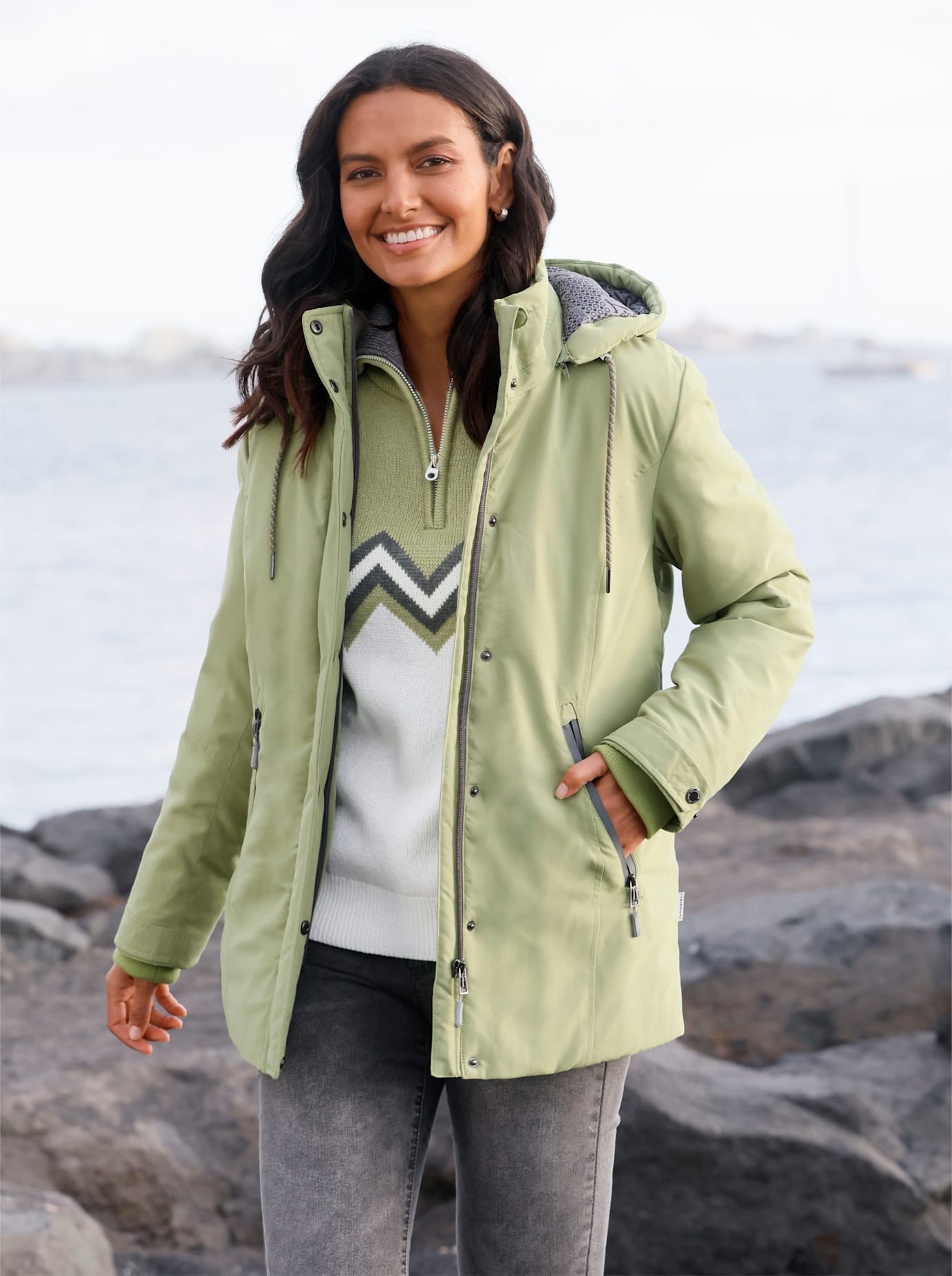 Casual Looks Funktionsjacke, mit Kapuze günstig online kaufen