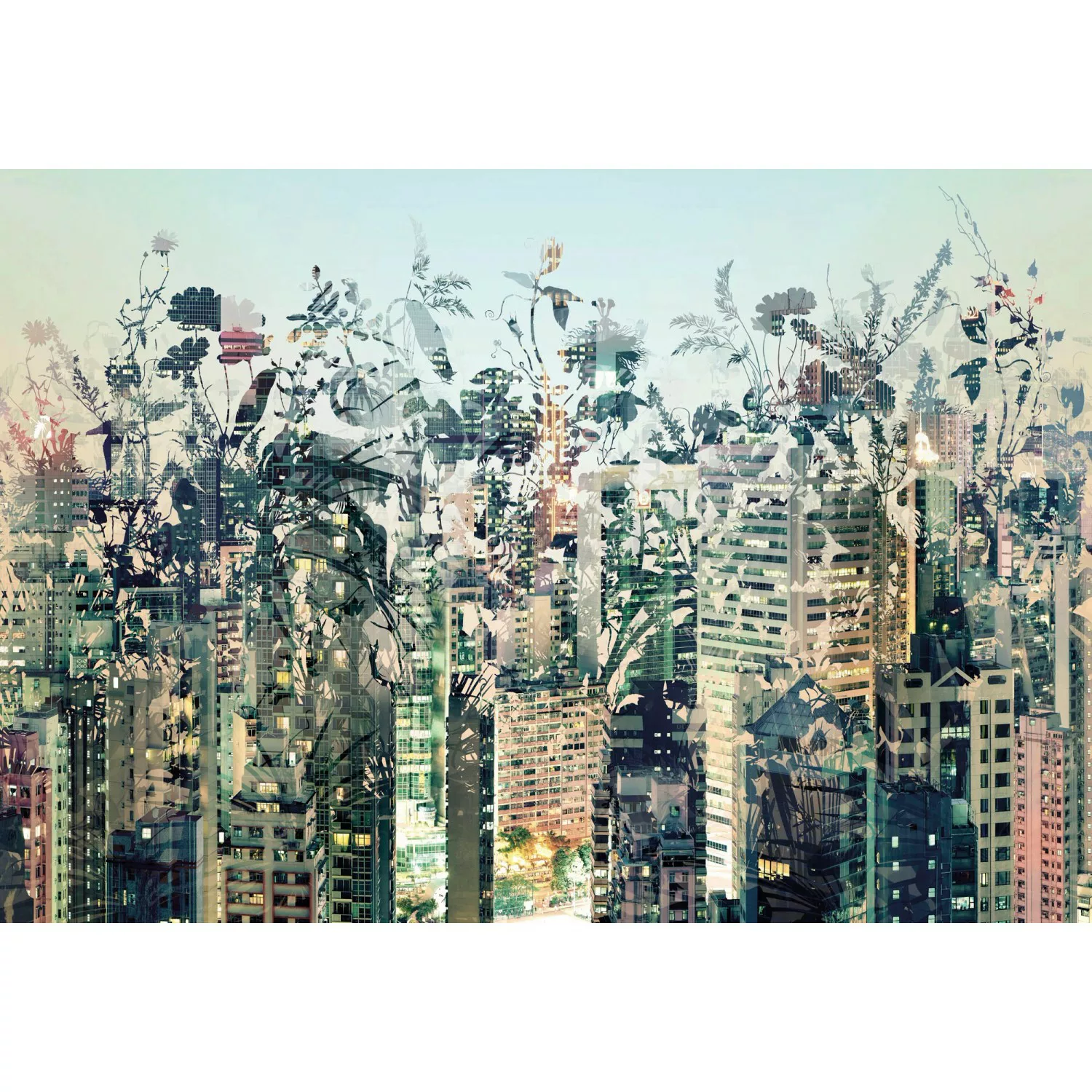 Komar Fototapete Urban Jungle 368 cm x 254 cm FSC® günstig online kaufen