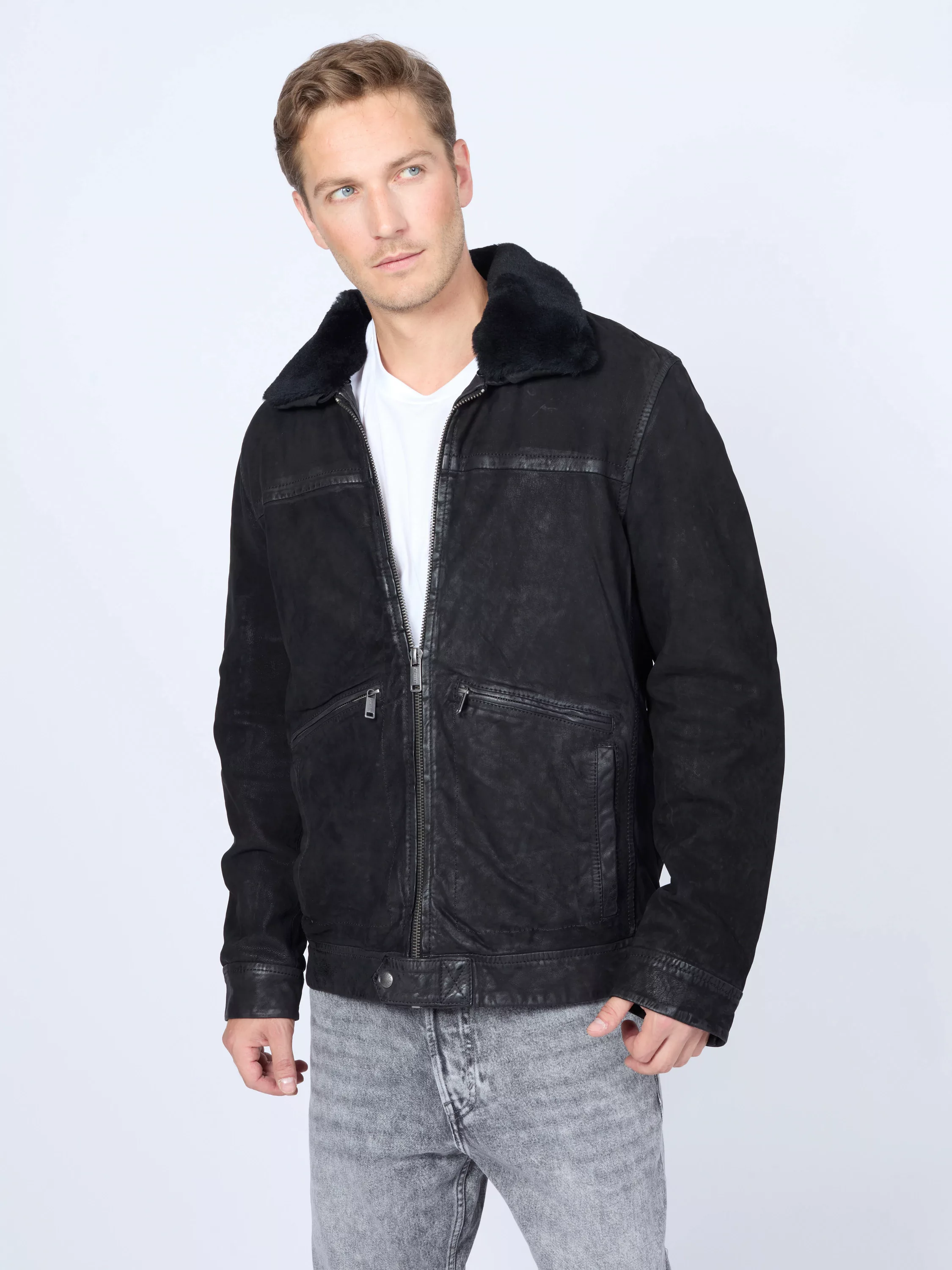 MUSTANG Lederjacke "31022266" günstig online kaufen