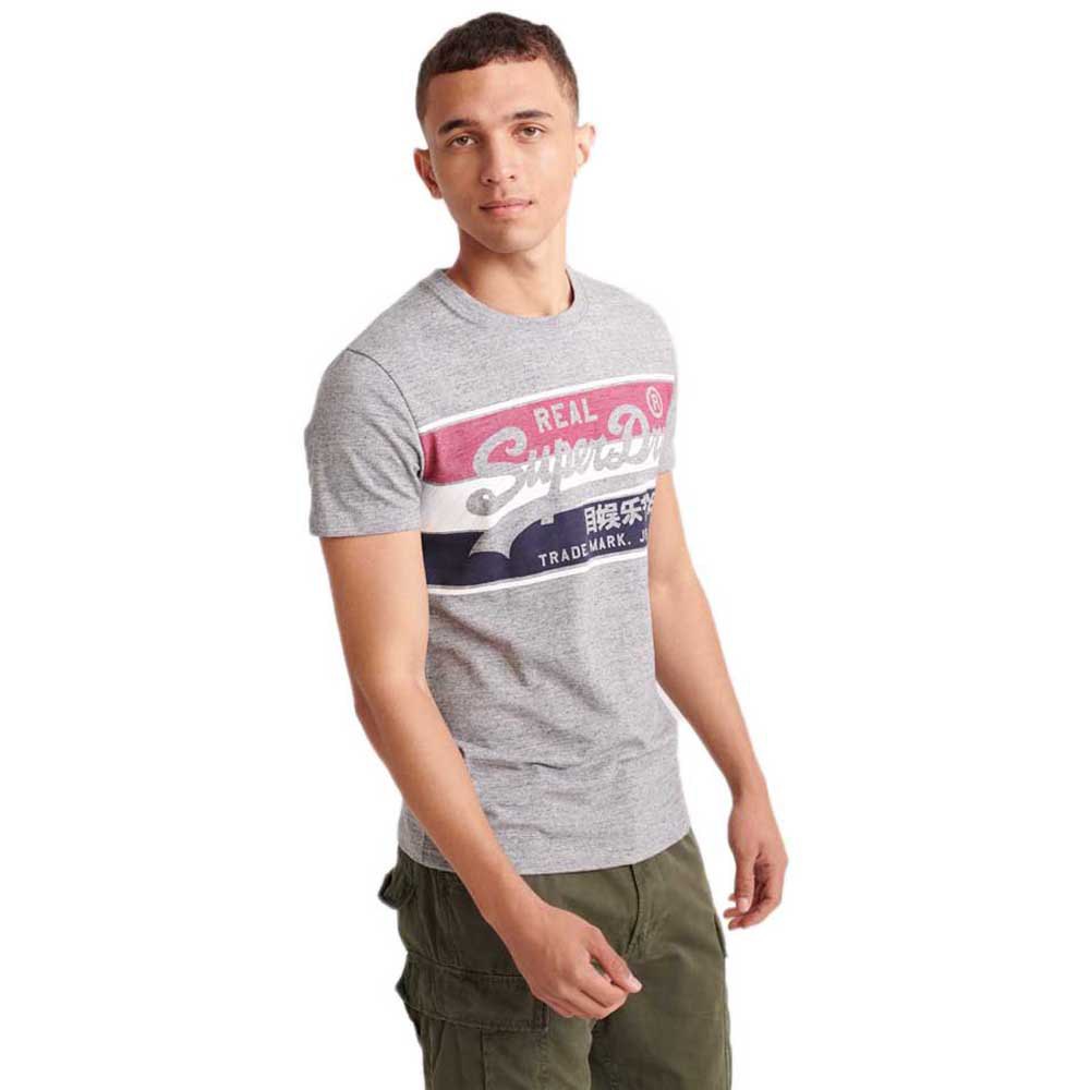 Superdry Vintage Logo Racer Panel XS Gray günstig online kaufen