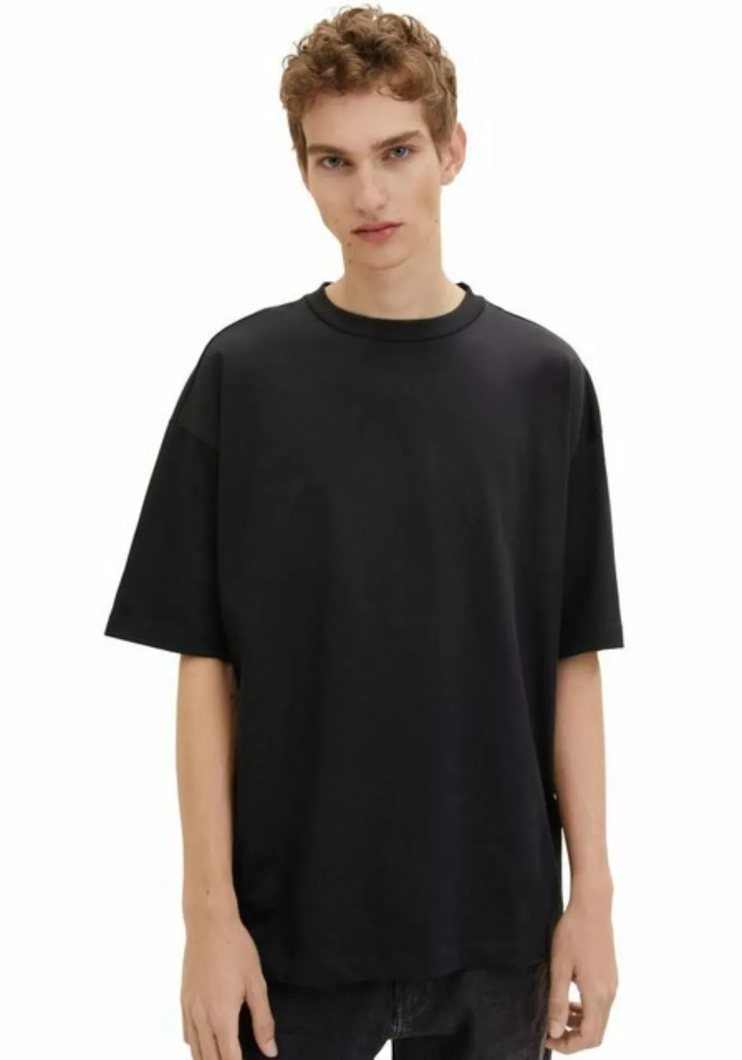 Tom Tailor Denim Herren T-Shirt OVERSIZED - Relaxed Fit günstig online kaufen