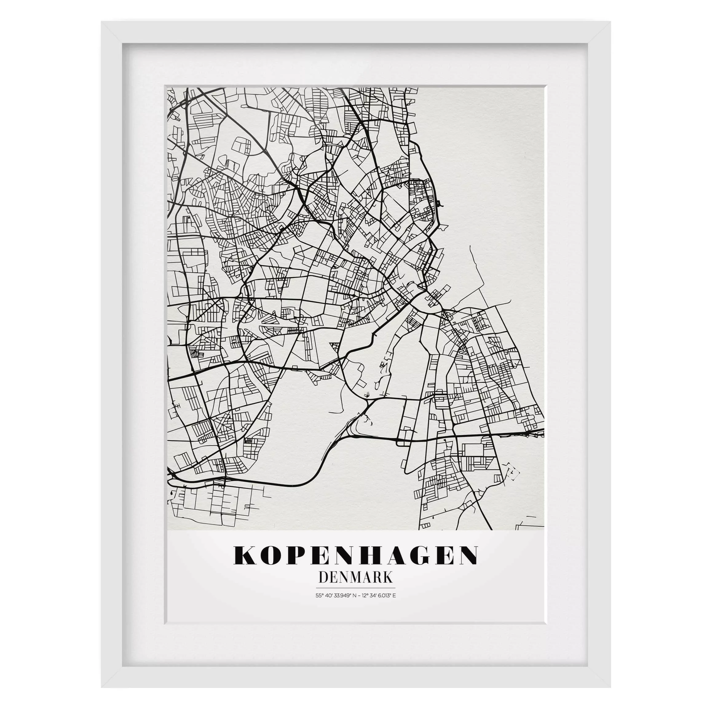 home24 Bild Stadtplan Kopenhagen II günstig online kaufen