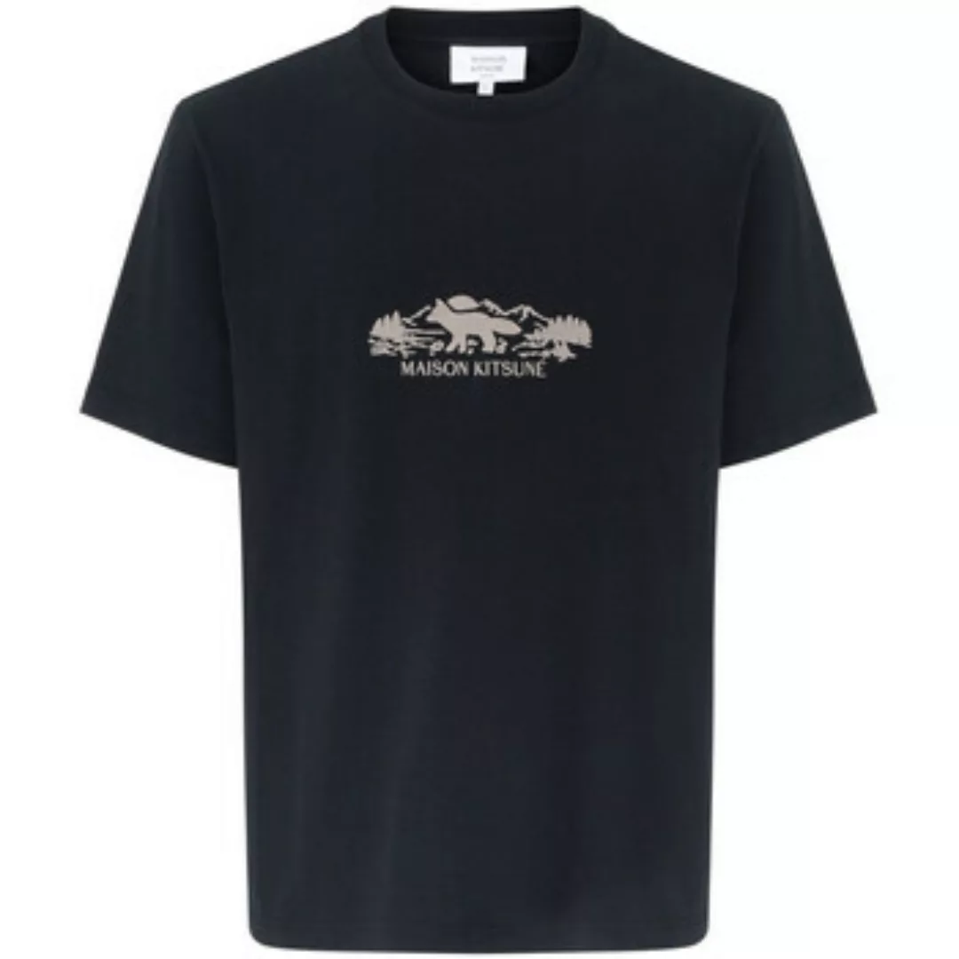 Maison Kitsuné  T-Shirts & Poloshirts AUSSENPROFIL FUCHS KOMFORT NM00112KJ0 günstig online kaufen