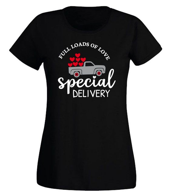 G-graphics T-Shirt Damen T-Shirt - Full loads of love – Special Delivery Sl günstig online kaufen