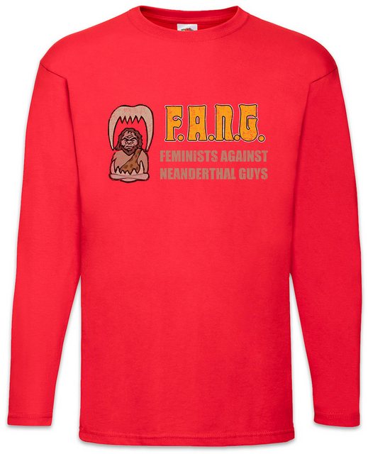 Urban Backwoods Langarmshirt F.A.N.G. Langarm T-Shirt Al Fang Feminists Mar günstig online kaufen