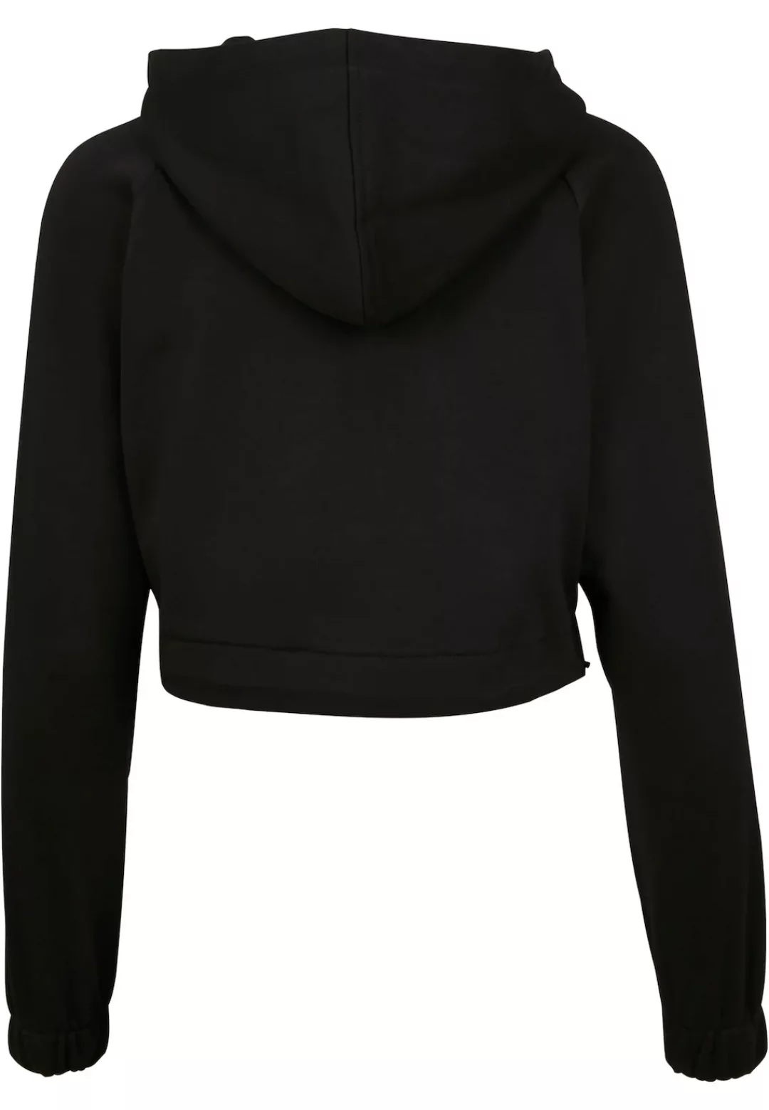 URBAN CLASSICS Sweatjacke "Urban Classics Damen Ladies Short Worker Zip Hoo günstig online kaufen