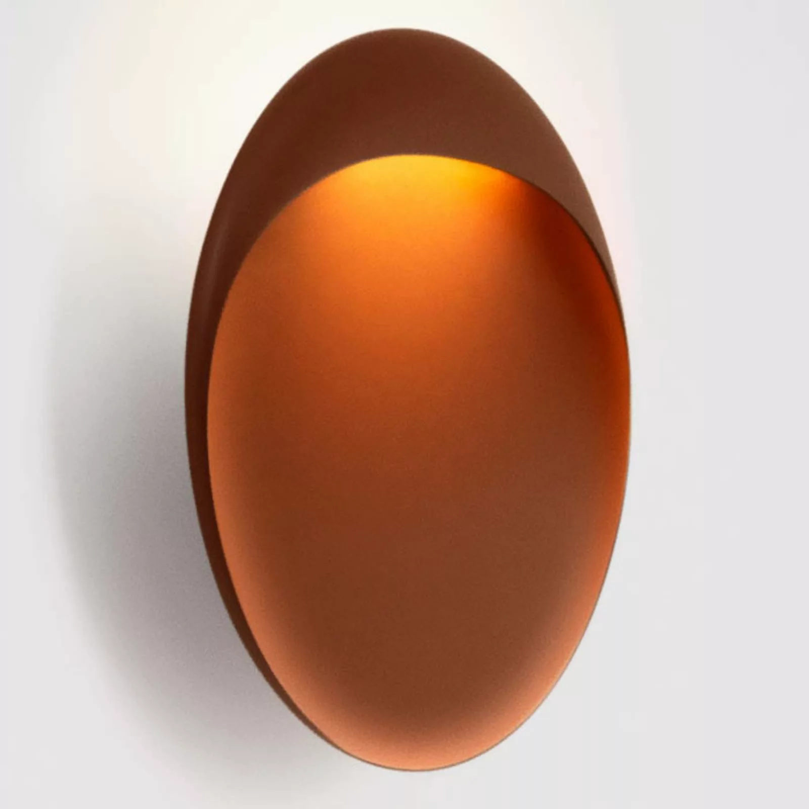 Louis Poulsen LED-Wandlampe Flindt, corten, 2.700 K, Ø 40 cm günstig online kaufen