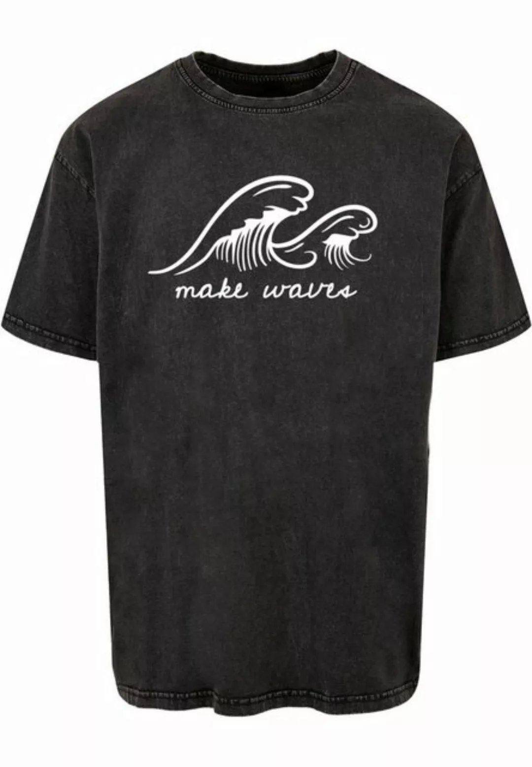 Merchcode T-Shirt Merchcode Herren Summer - Make waves Acid Washed Oversize günstig online kaufen