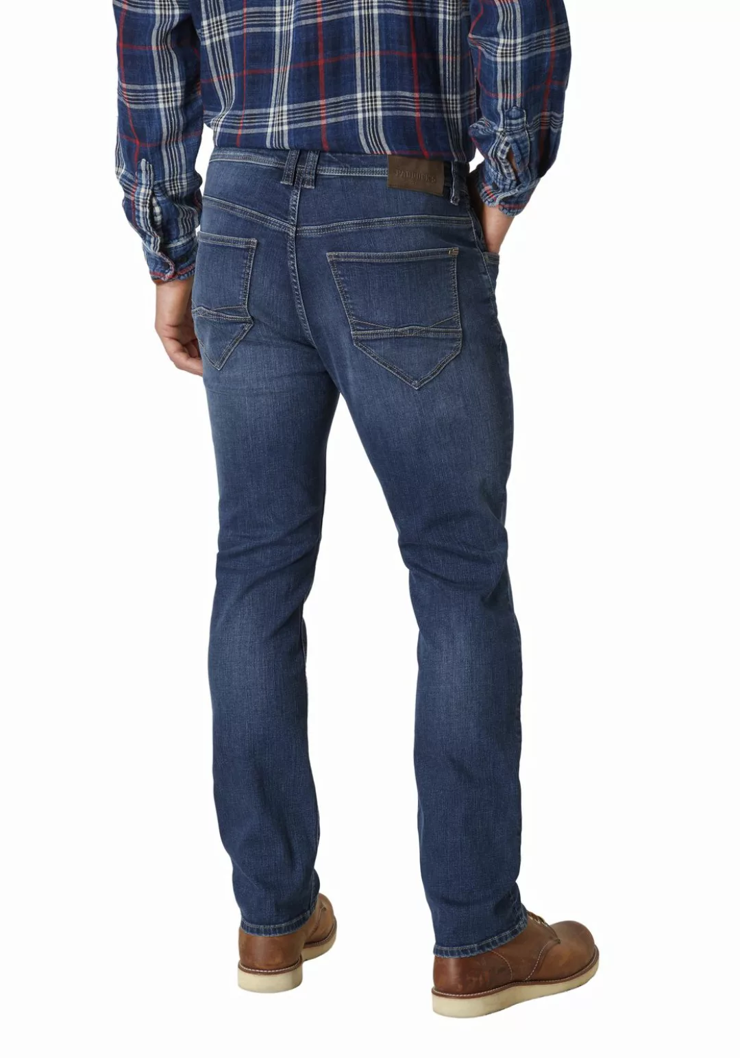 Paddock`s Herren Jeans BEN - Regular Fit Tapered Leg- Blau - Medium Blue Us günstig online kaufen