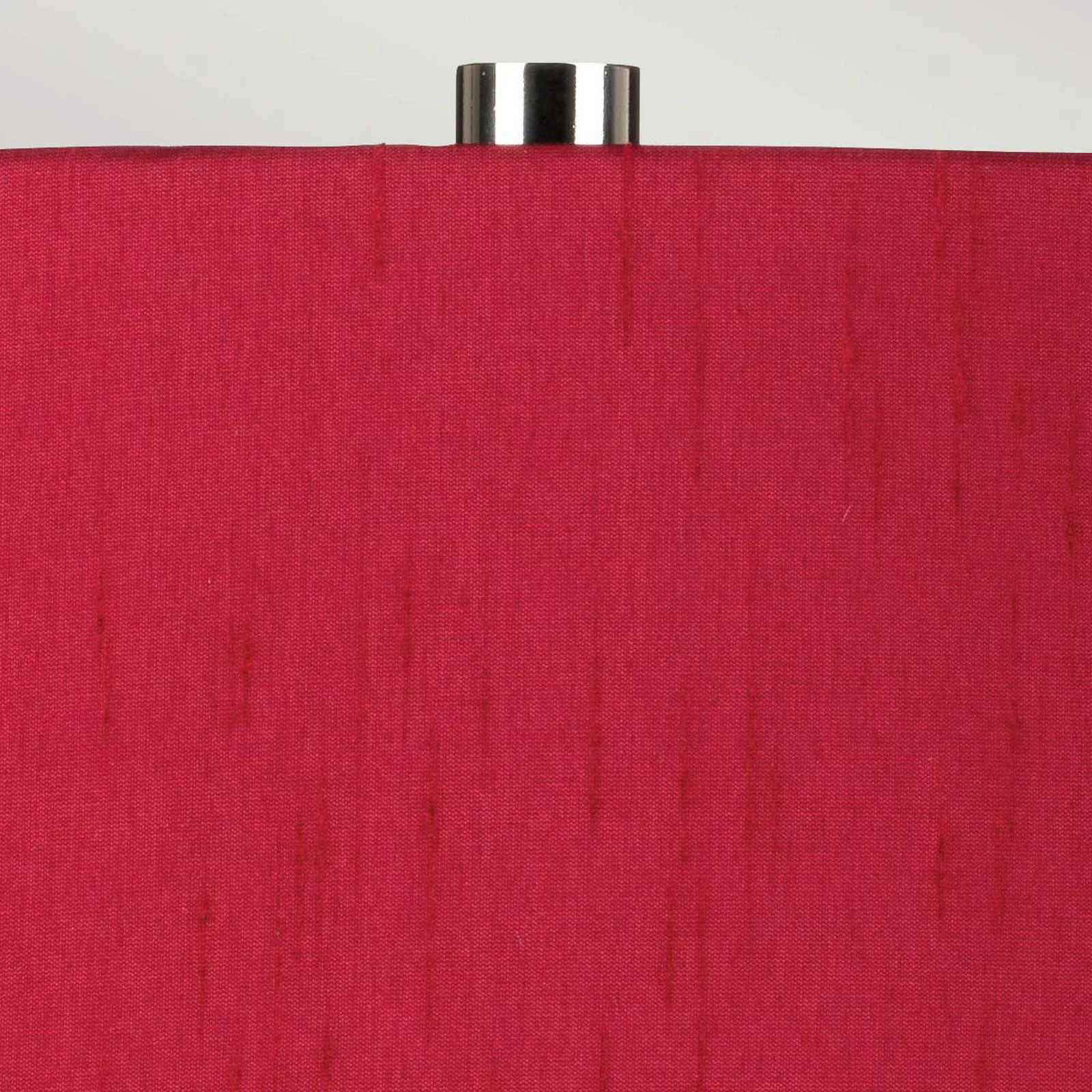 Textil-Tischlampe Isla nickel poliert/rot günstig online kaufen