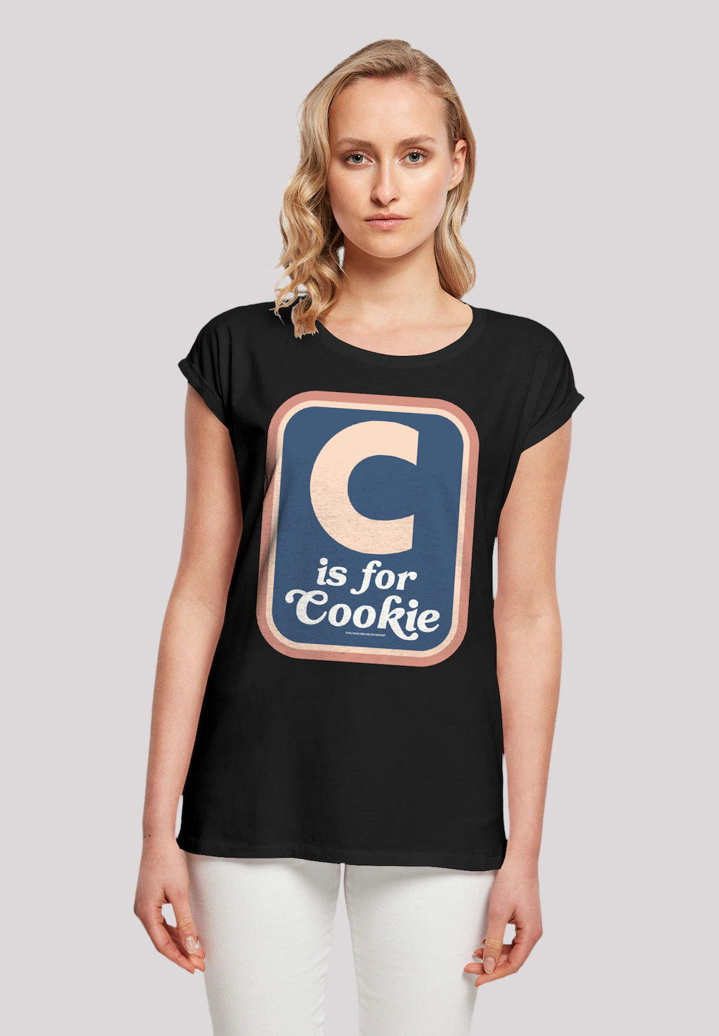 F4NT4STIC T-Shirt "Sesamstraße C is for Cookie", Premium Qualität, Weihnach günstig online kaufen