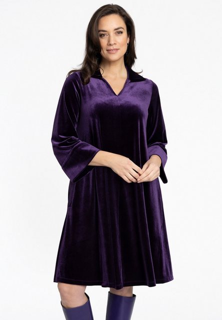 Yoek A-Linien-Kleid mit V-Ausschnitt günstig online kaufen