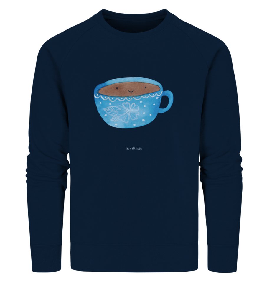 Mr. & Mrs. Panda Longpullover Größe XS Kaffee Tasse - French Navy - Geschen günstig online kaufen