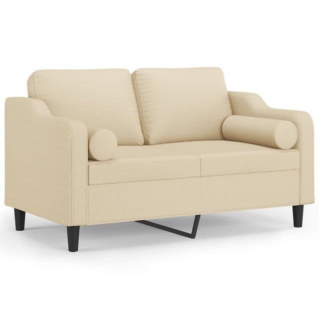 vidaXL Sofa Sofa mit Zierkissen Stoff, 120 cm, 2-Sitzer günstig online kaufen