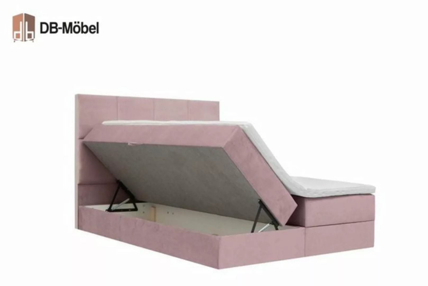 DB-Möbel Boxspringbett Artemia Bettkasten Doppelbett mit Matratzenauflagen günstig online kaufen