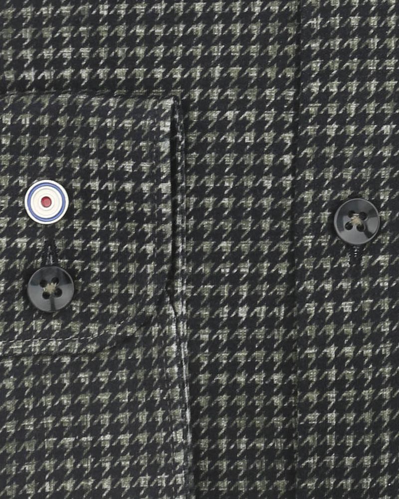 Blue Industry Slim-Fit Hemd Olive - Größe 43 günstig online kaufen