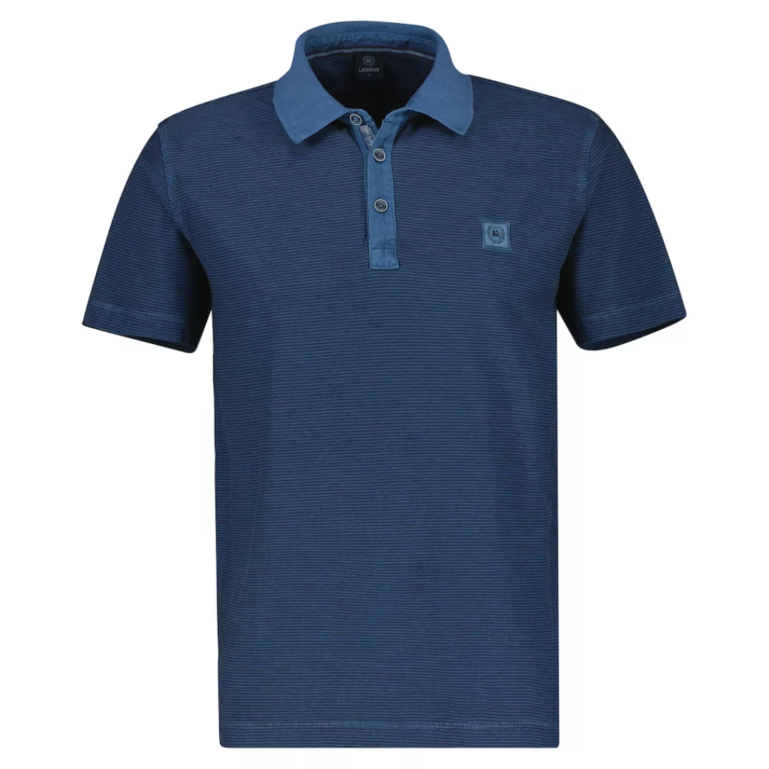 LERROS Poloshirt "LERROS Poloshirt mit lässigem Brustprint" günstig online kaufen