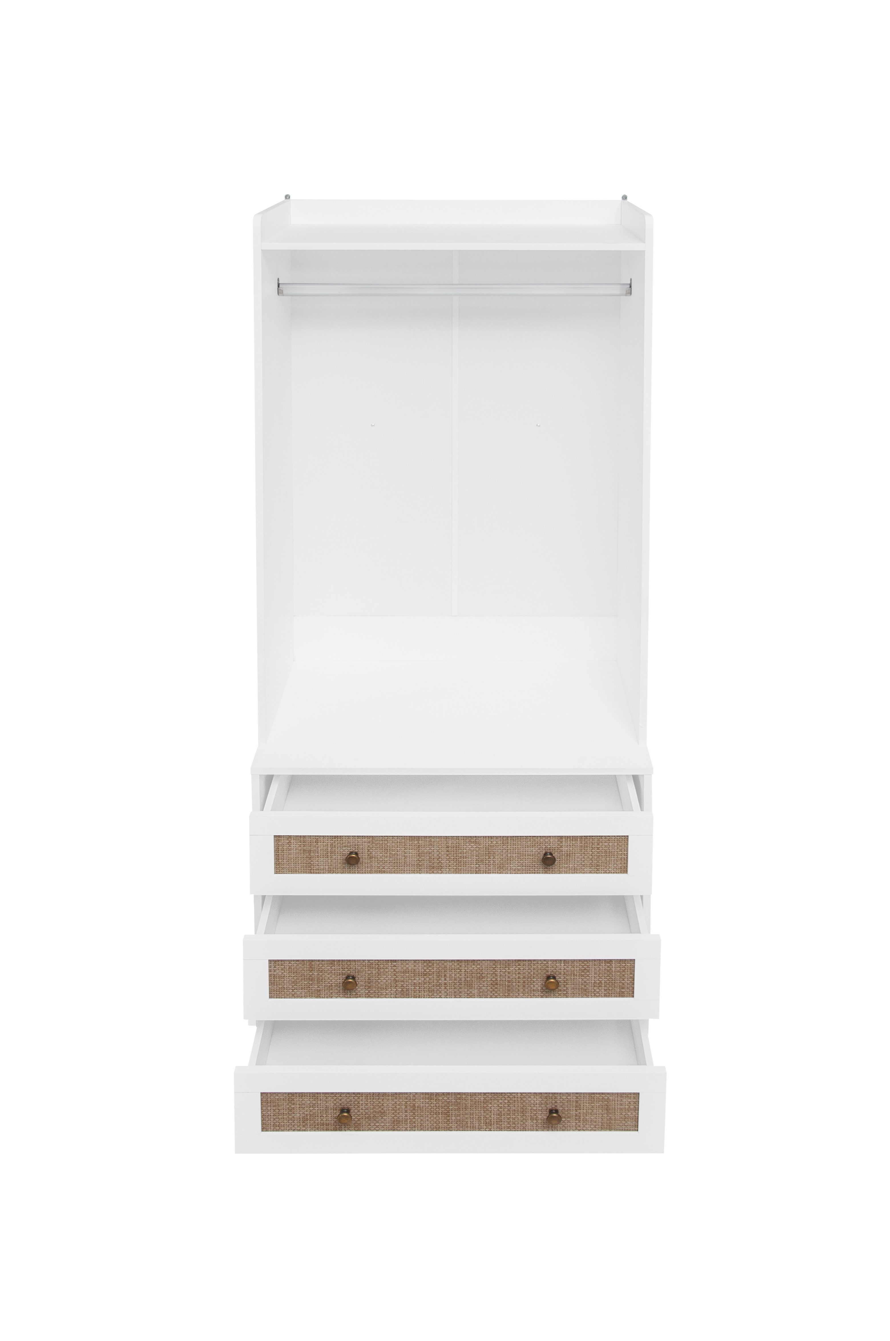 OKWISH Kleiderschrank Garderobe Garderobenschrank (180 cm günstig online kaufen